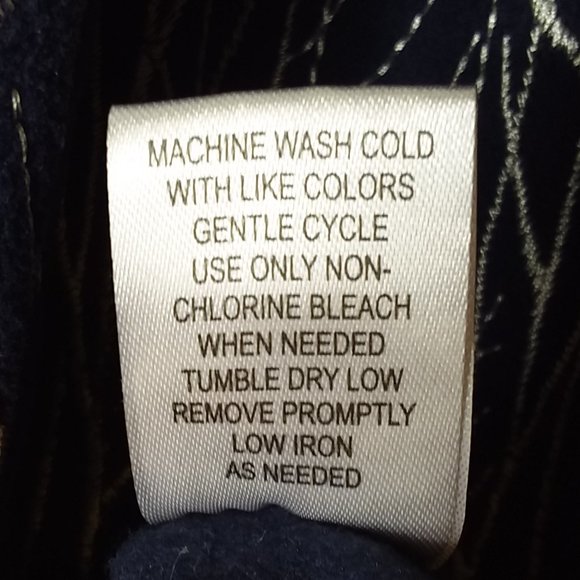 Rebecca Malone Navy Blue Cardinals Winter Trees Fleece Vest XL - Picture 7 of 8